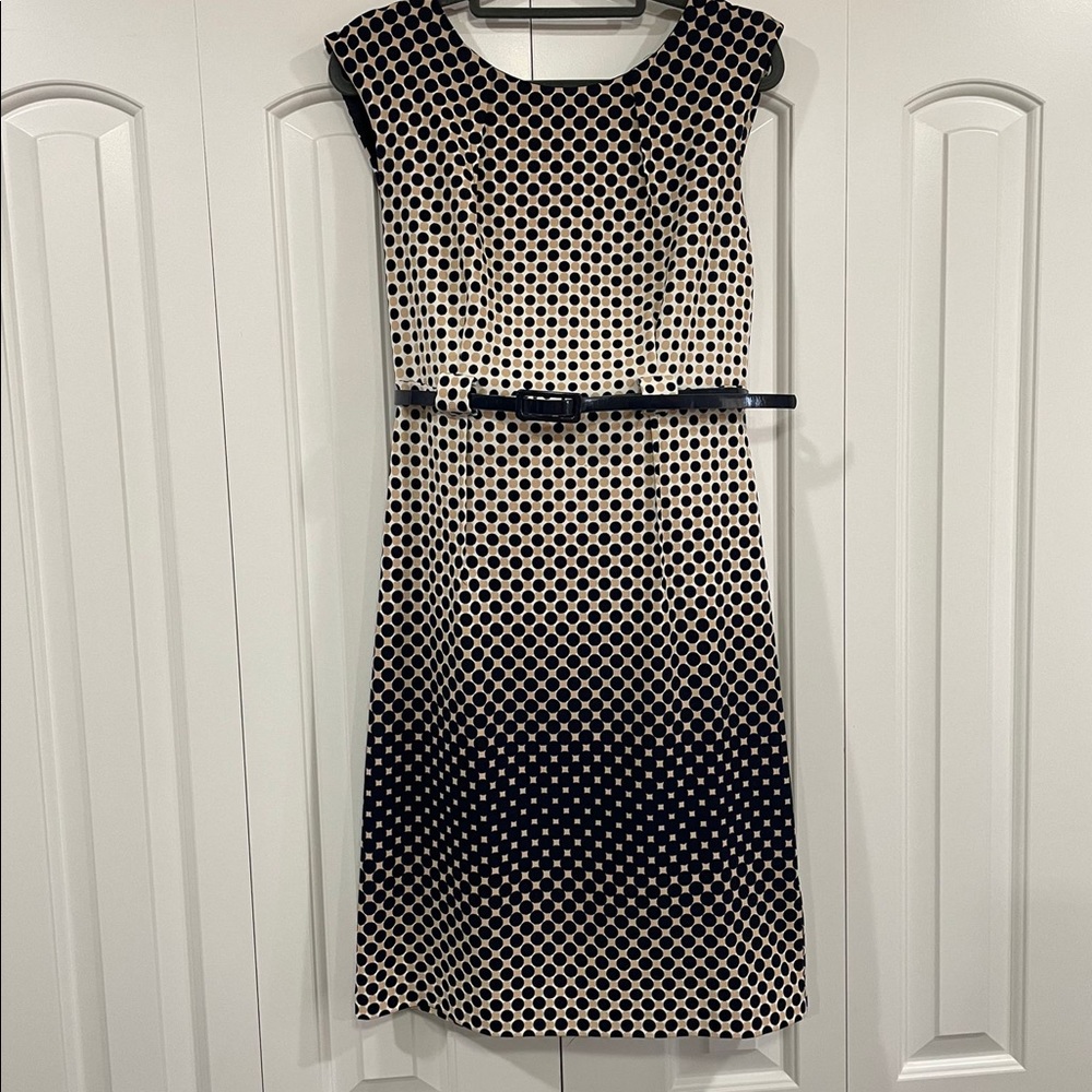 Peach Velvet Dots Dress